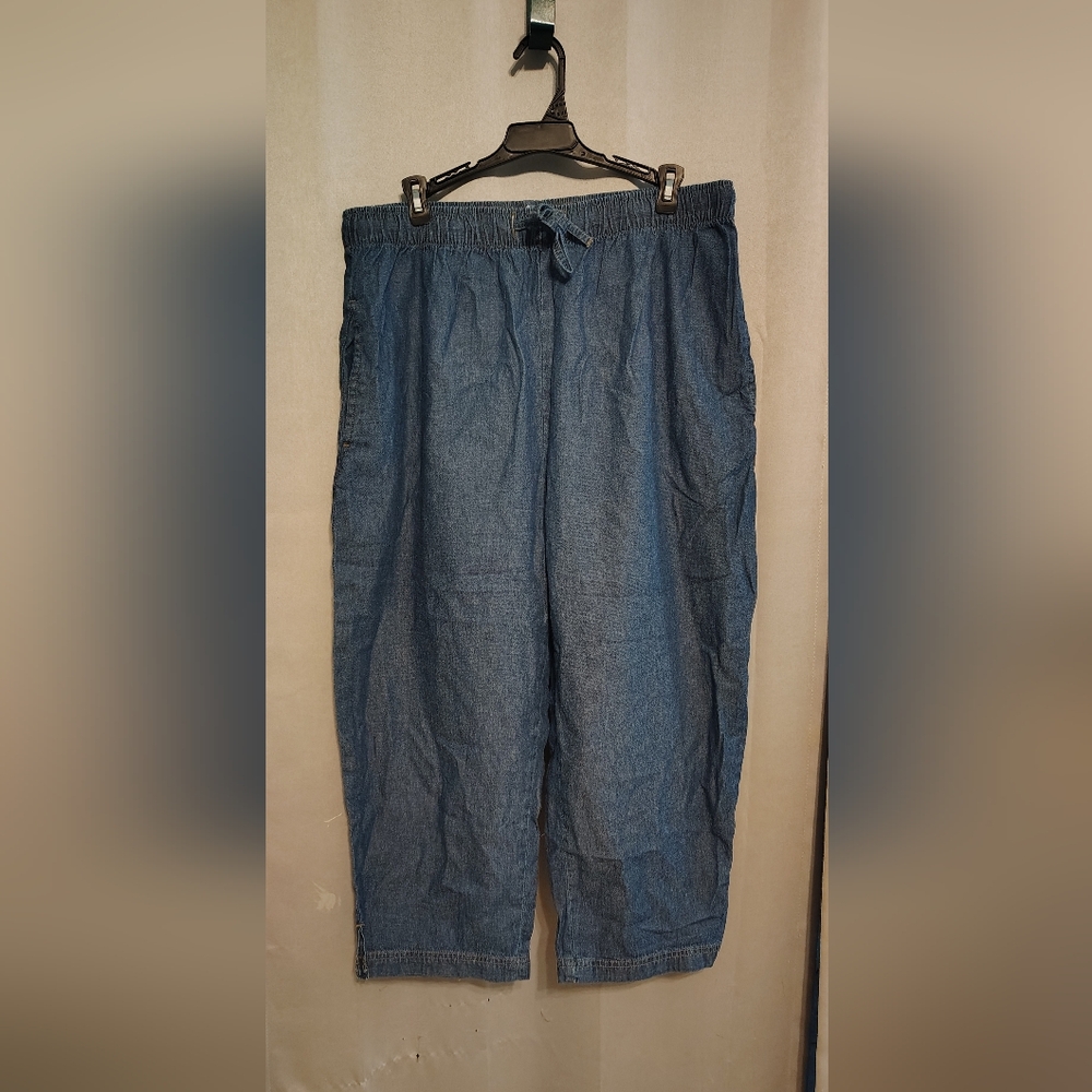 Vintage Just Class 100% Cotton Drawstring Denim Pants
